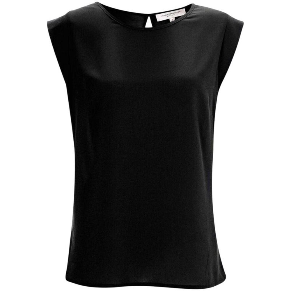French Connection Womens/Ladies Capped Sleeved T-Shirt / Black